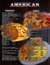 Rays dinner menu page 3